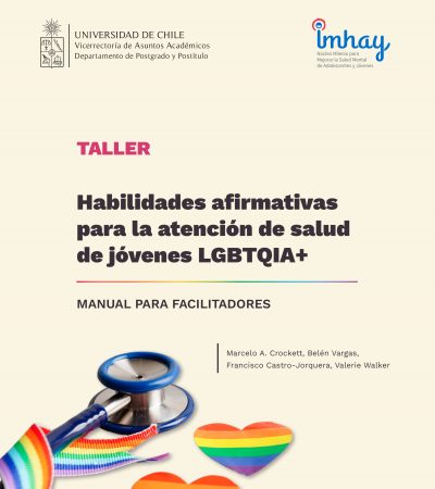 Portada Manual Taller - Habilidades afirmativas para la atención de salud de jóvenes LGBTQIA